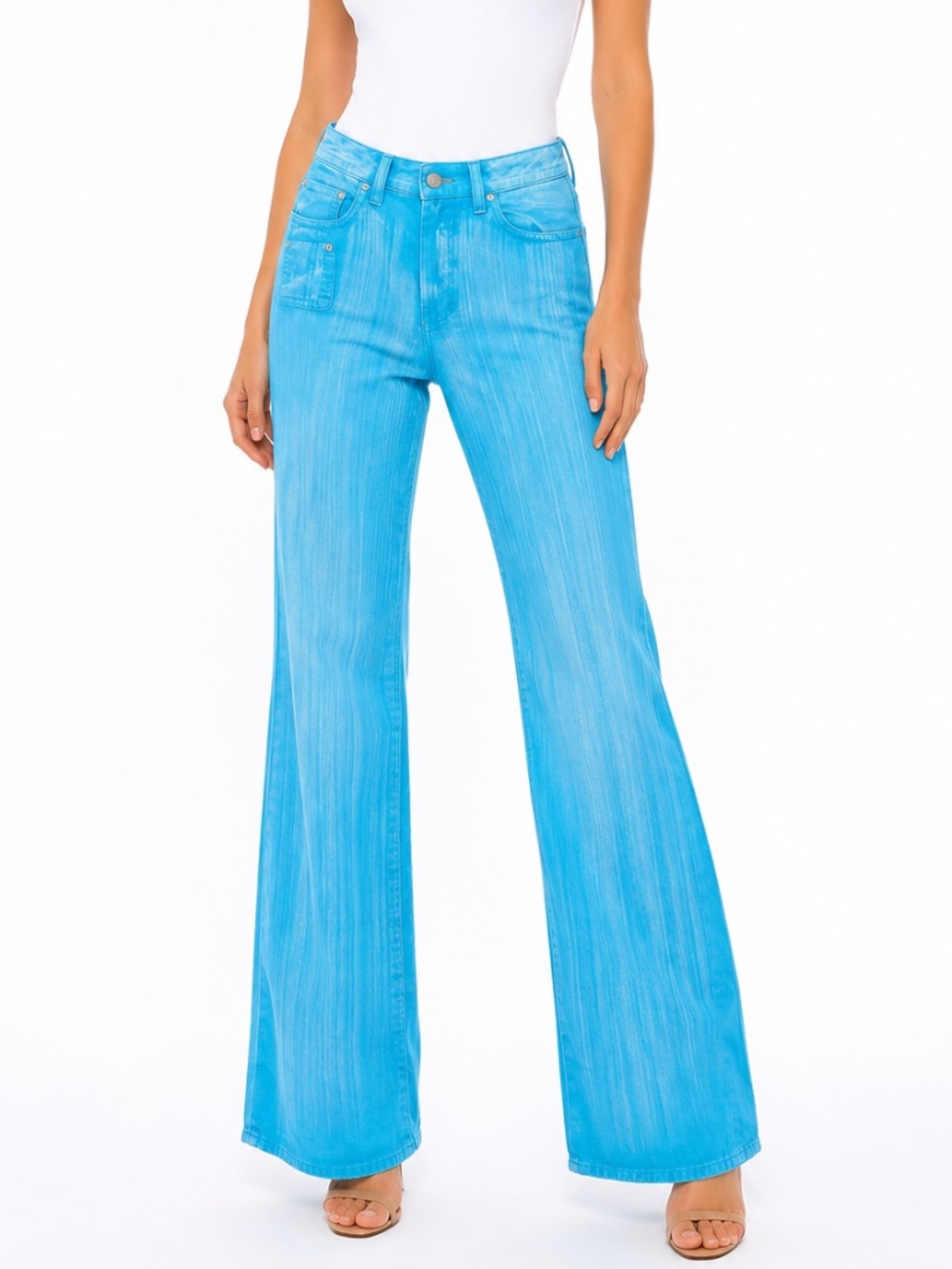 Diesel Matic Flare Jeans Blue Low‎ Rise Stretch Denim Italy Women’s Size 29